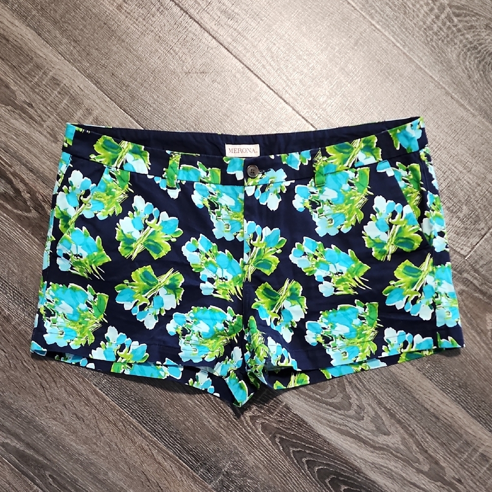 💋 Merona floral Chino Shorts 💋